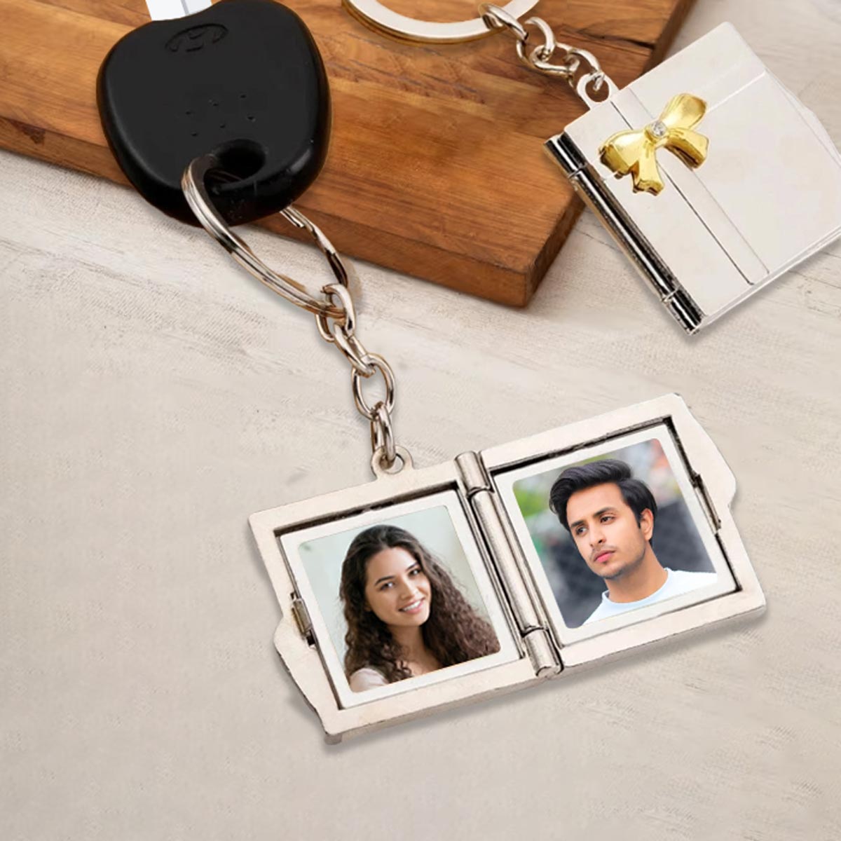 Personalised Secret Photo Frame Keychain