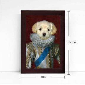 Renaissance Nobleman Digital Portrait Photo Frame