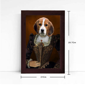 Lady Ruby Pet Digital Portrait Photo Frame