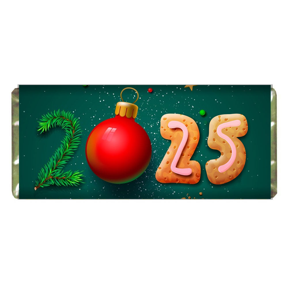 Personalised Chocolate Bar New Year