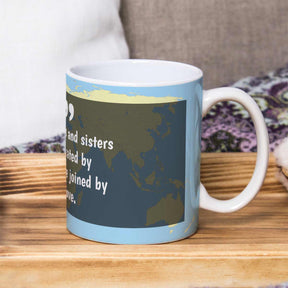 Brother and Sister Seprated by Distance Mug