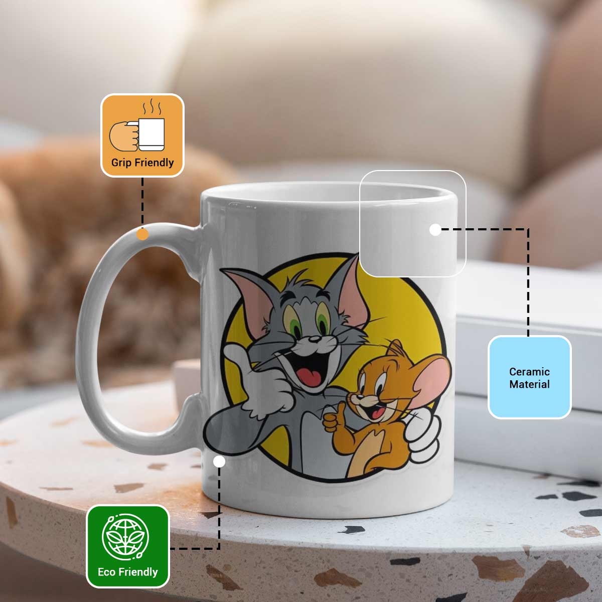 We are Like Tom and Jerry Coffee Mug