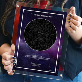 Personalized Sky Star Map For a Special Moment Galaxy