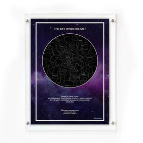 Personalized Sky Star Map For a Special Moment Galaxy