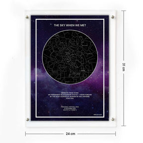 Personalized Sky Star Map For a Special Moment Galaxy