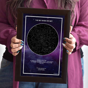 Personalized Sky Star Map For a Special Moment Galaxy