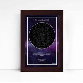 Personalized Sky Star Map For a Special Moment Galaxy