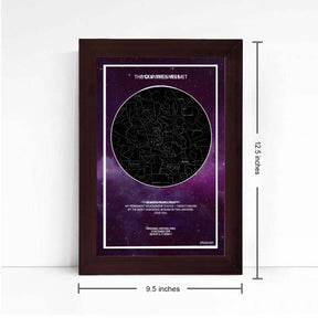 Personalized Sky Star Map For a Special Moment Galaxy