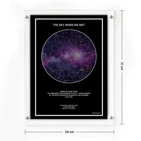 Personalized Sky Star Map For a Special Moment Milky Way