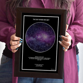 Personalized Sky Star Map For a Special Moment Milky Way