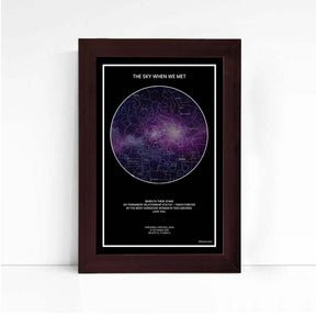 Personalized Sky Star Map For a Special Moment Milky Way