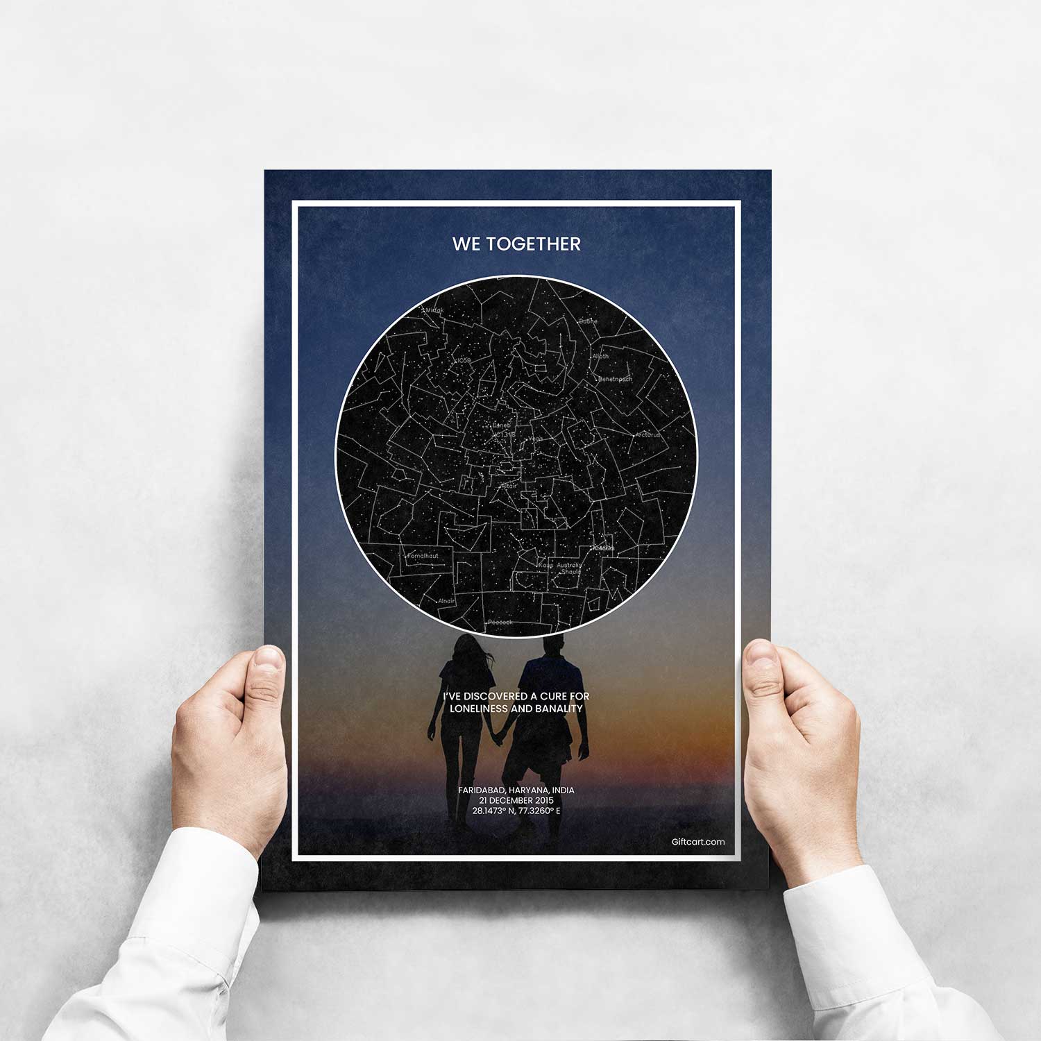 Personalized Sky Star Map For a Special Moment Together