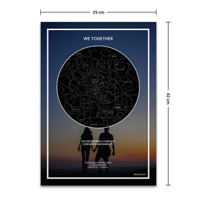 Personalized Sky Star Map For a Special Moment Together