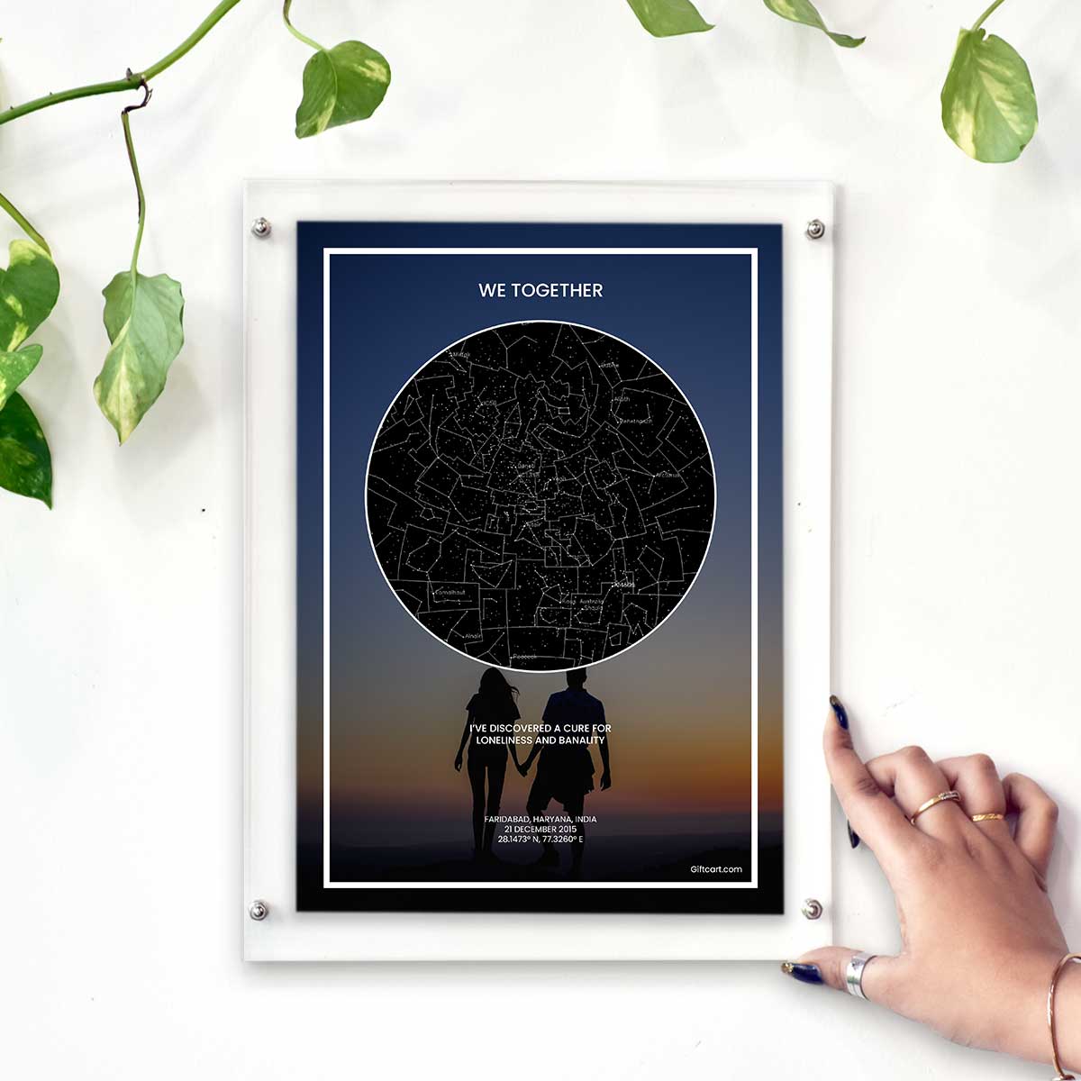 Personalized Sky Star Map For a Special Moment Together