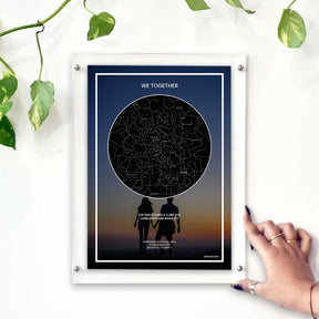 Personalized Sky Star Map For a Special Moment Together