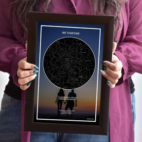 Personalized Sky Star Map For a Special Moment Together