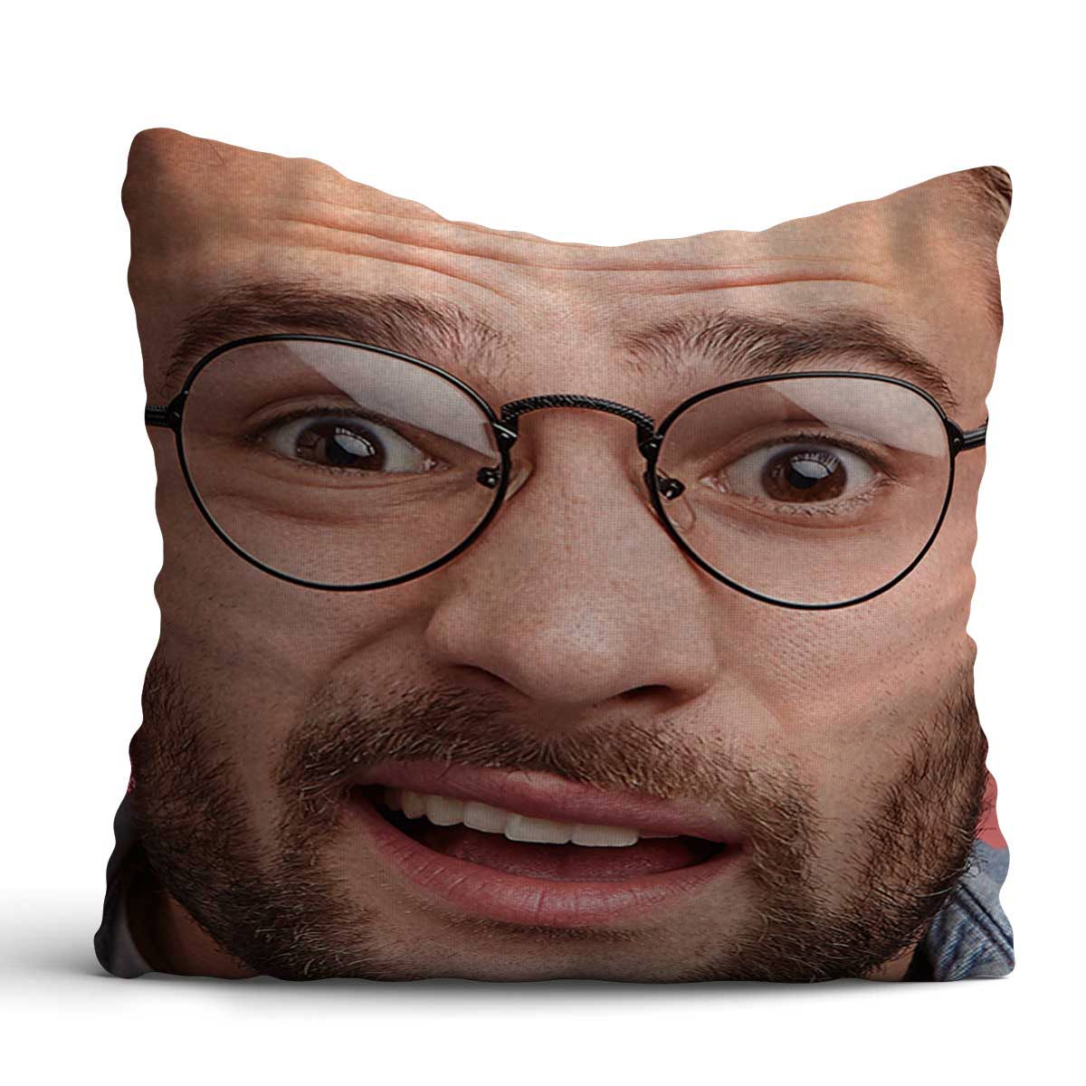 Personalised Your Face Cushion Man