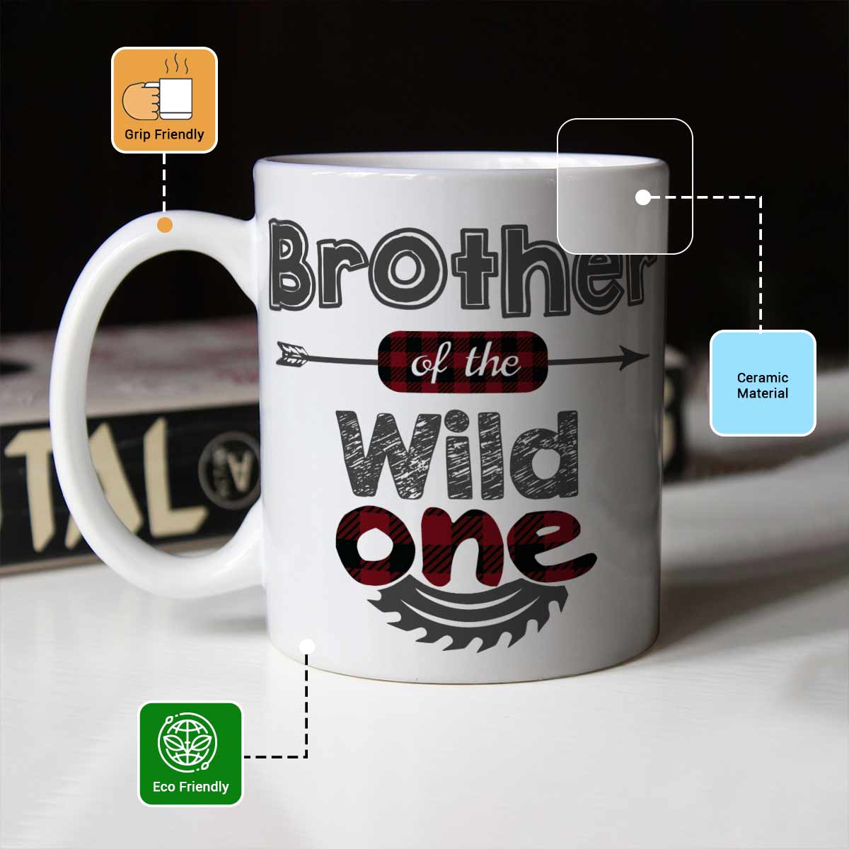 Brother of the Wild One Mug