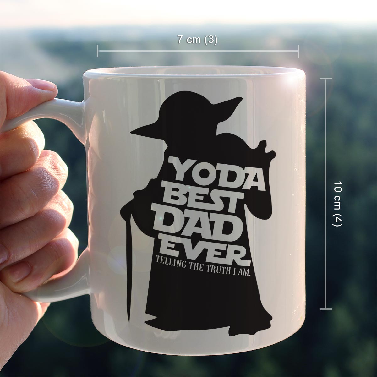 Yoda Best Dad Ever Coffee Mug