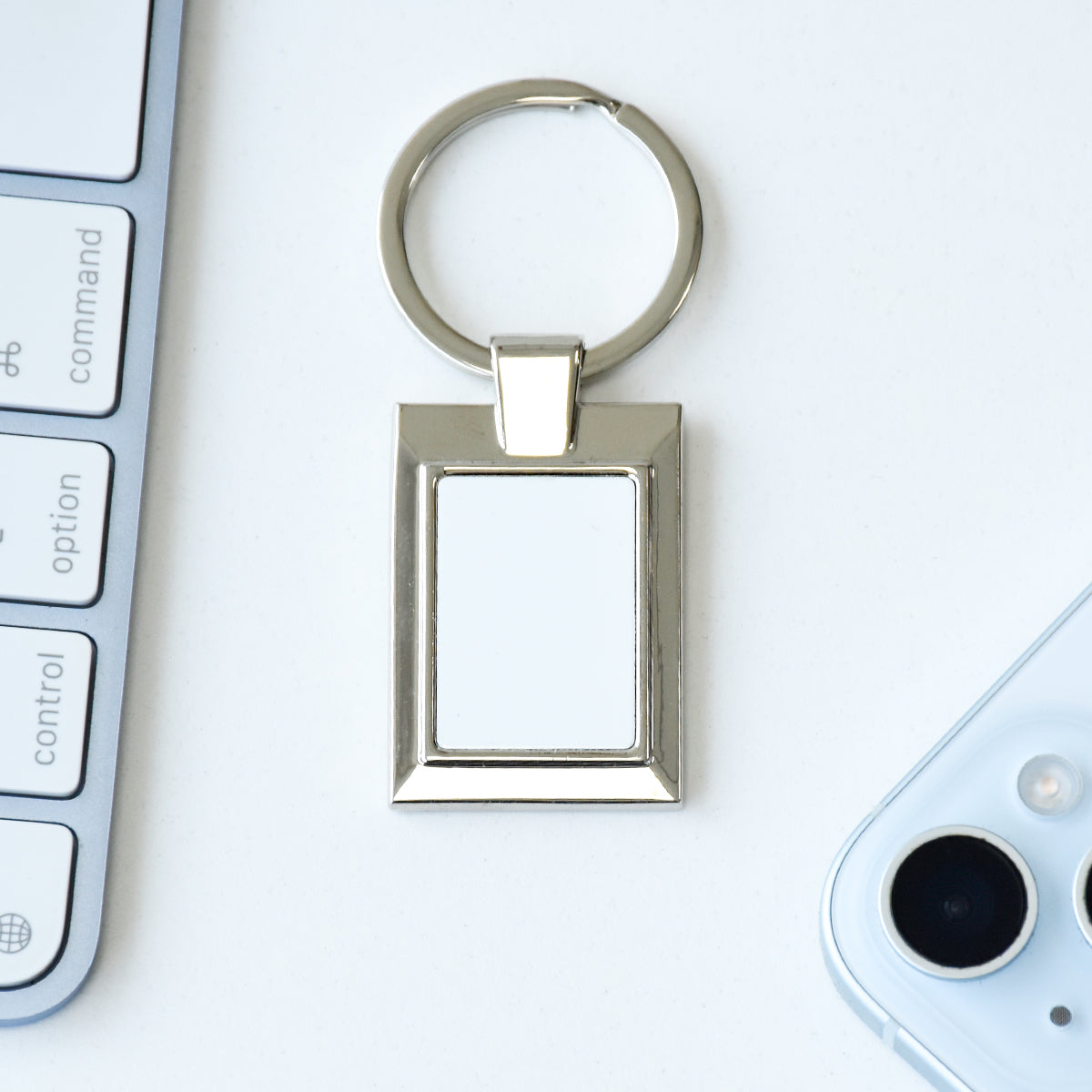 Rectangle Create Your Own keychain