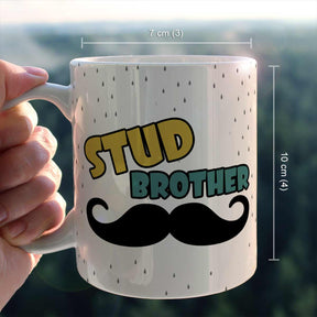 Moustache Stud Brother Coffee Mug