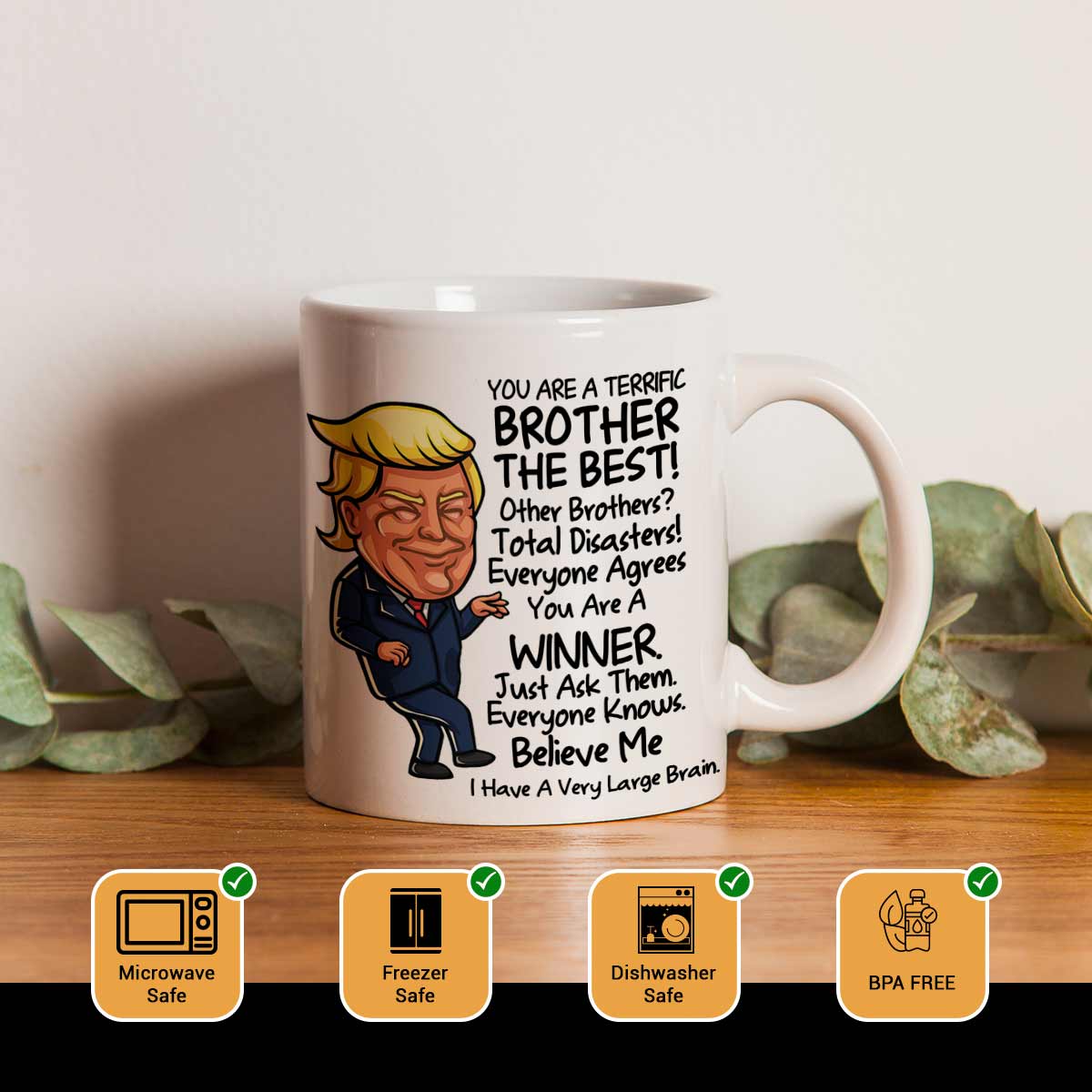 Brother The Best Coffee Mug