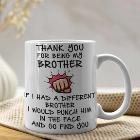 Thankyou For Being My Brother Coffee Mug