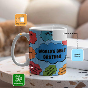 Worlds Best Brother Coffee Mug