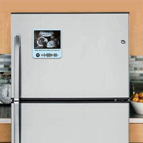 Personalised Baby Ultrasound Fridge Magnet – Custom Keepsake for Parents-to-Be