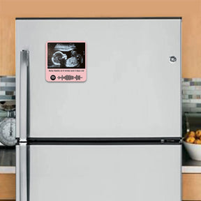 Personalised Baby Ultrasound Fridge Magnet – Custom Keepsake for Parents-to-Be
