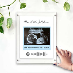 Personalised Baby Ultrasound Photo Frame – Our Little Jellybean