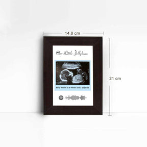 Personalised Baby Ultrasound Photo Frame – Our Little Jellybean