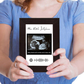 Personalised Baby Ultrasound Photo Frame – Our Little Jellybean
