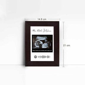 Personalised Baby Ultrasound Photo Frame – Our Little Jellybean