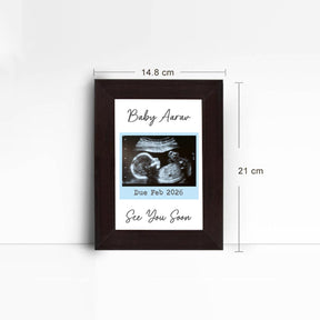 Personalised Framed Poster – See You Soon Baby Ultrasound Keepsake