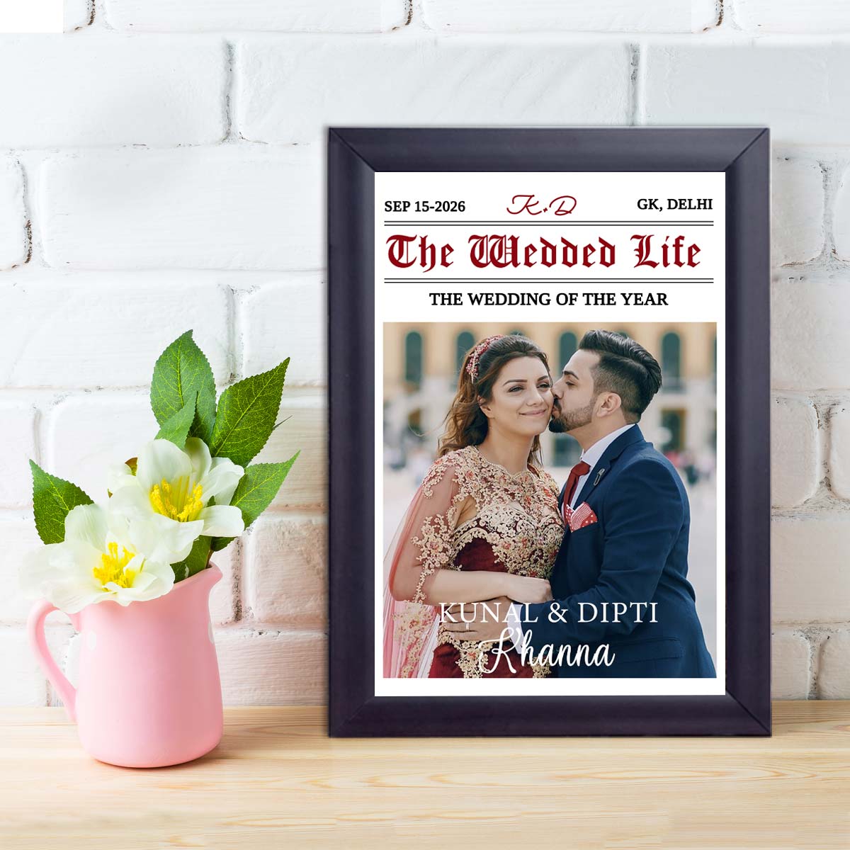 The Wedded Life Custom Print for Couples