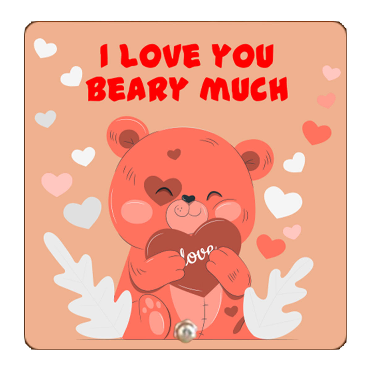 I Love You Beary Much Keepsake with Cadbury Chocolates Gift Hamper-2