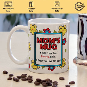 Mom's Mug Printed Coffee Mug Gift For Mom
