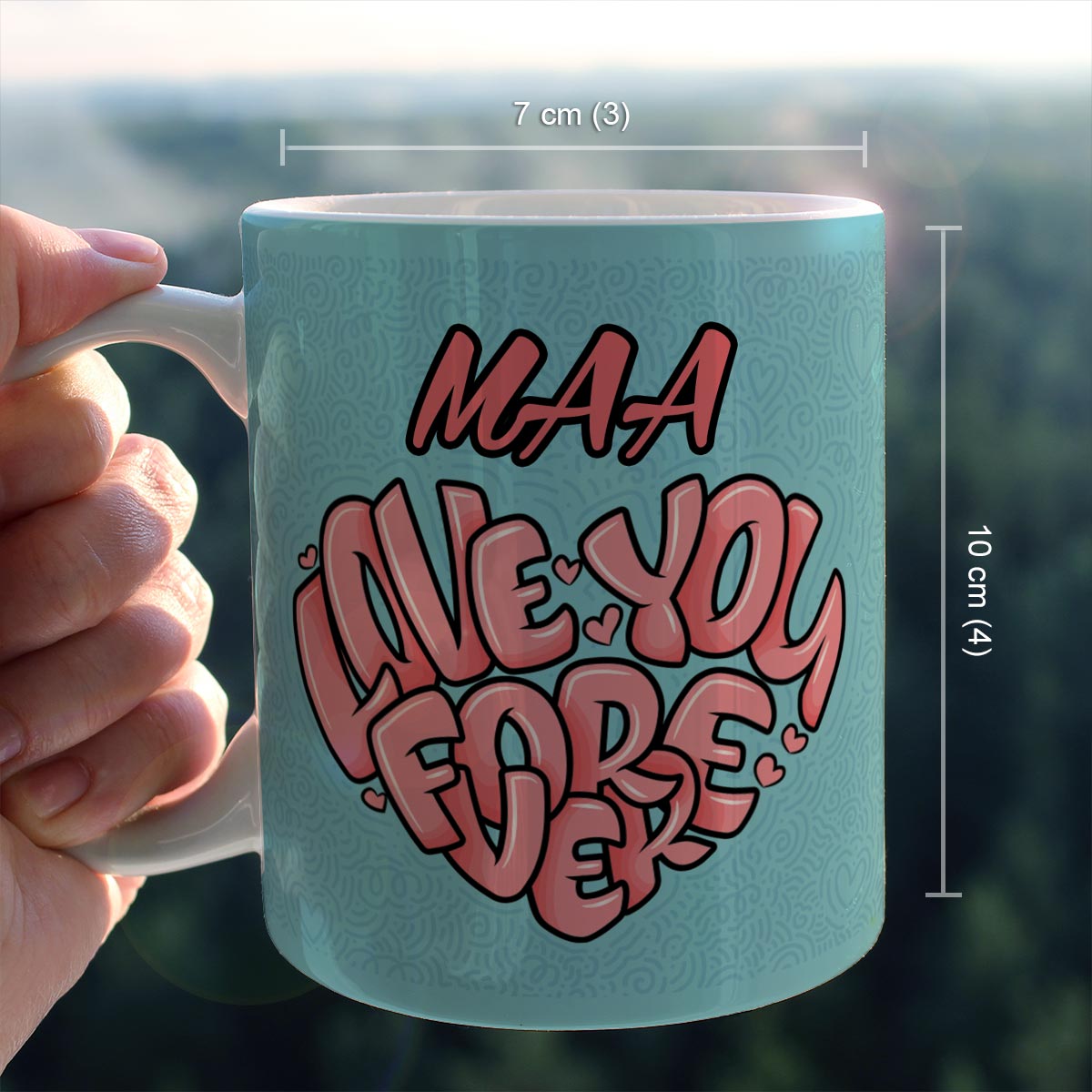 Maa Love You Forever Coffee Mug for Mother's Day