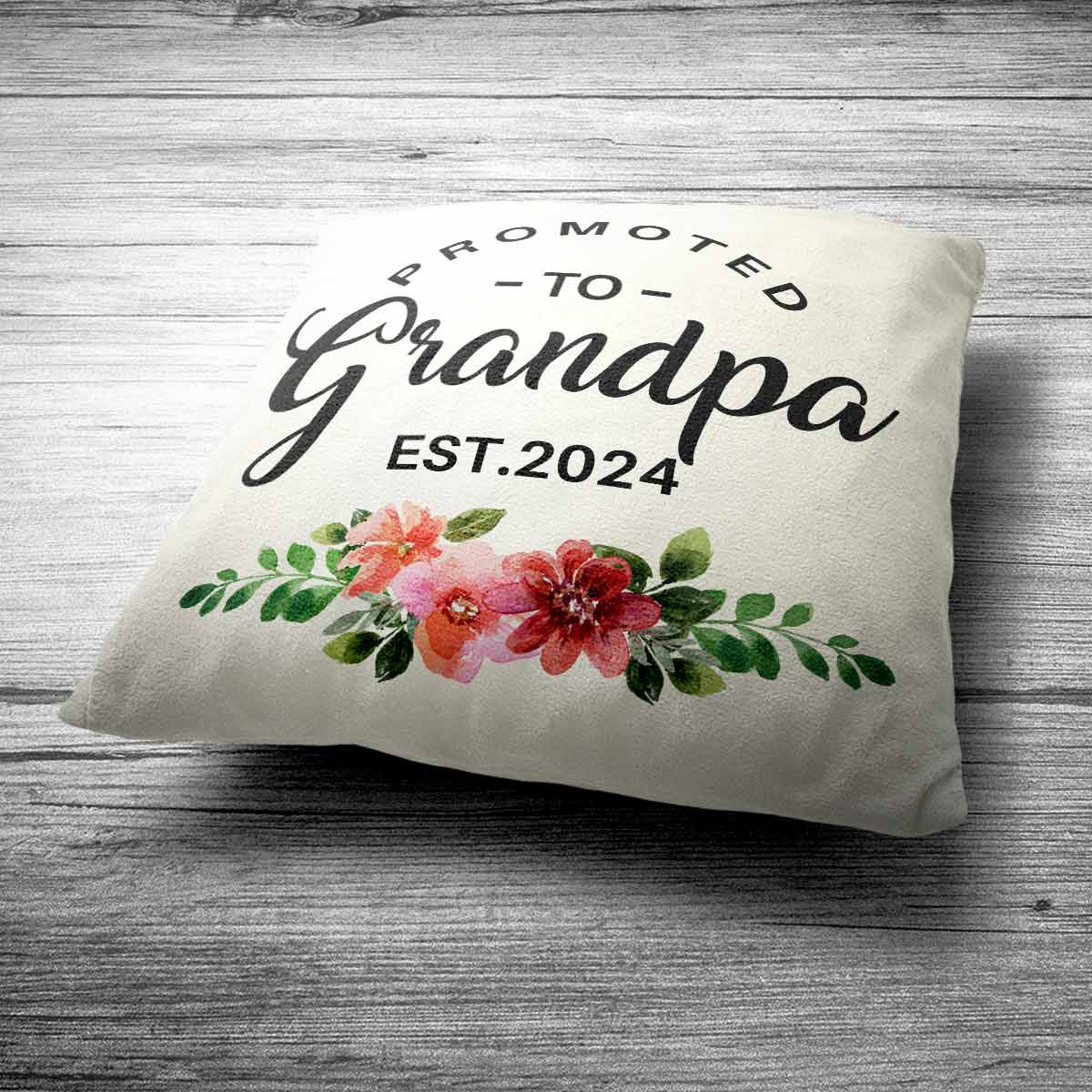 Personalised Promoted to Grandpaa Cushion