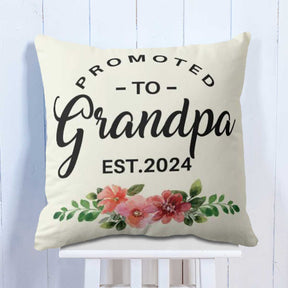 Personalised Promoted to Grandpaa Cushion