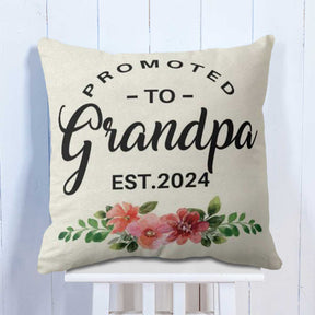 Personalised Promoted to Grandpaa Cushion