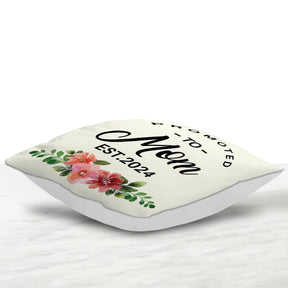 Personalised Promoted to Mom Cushion