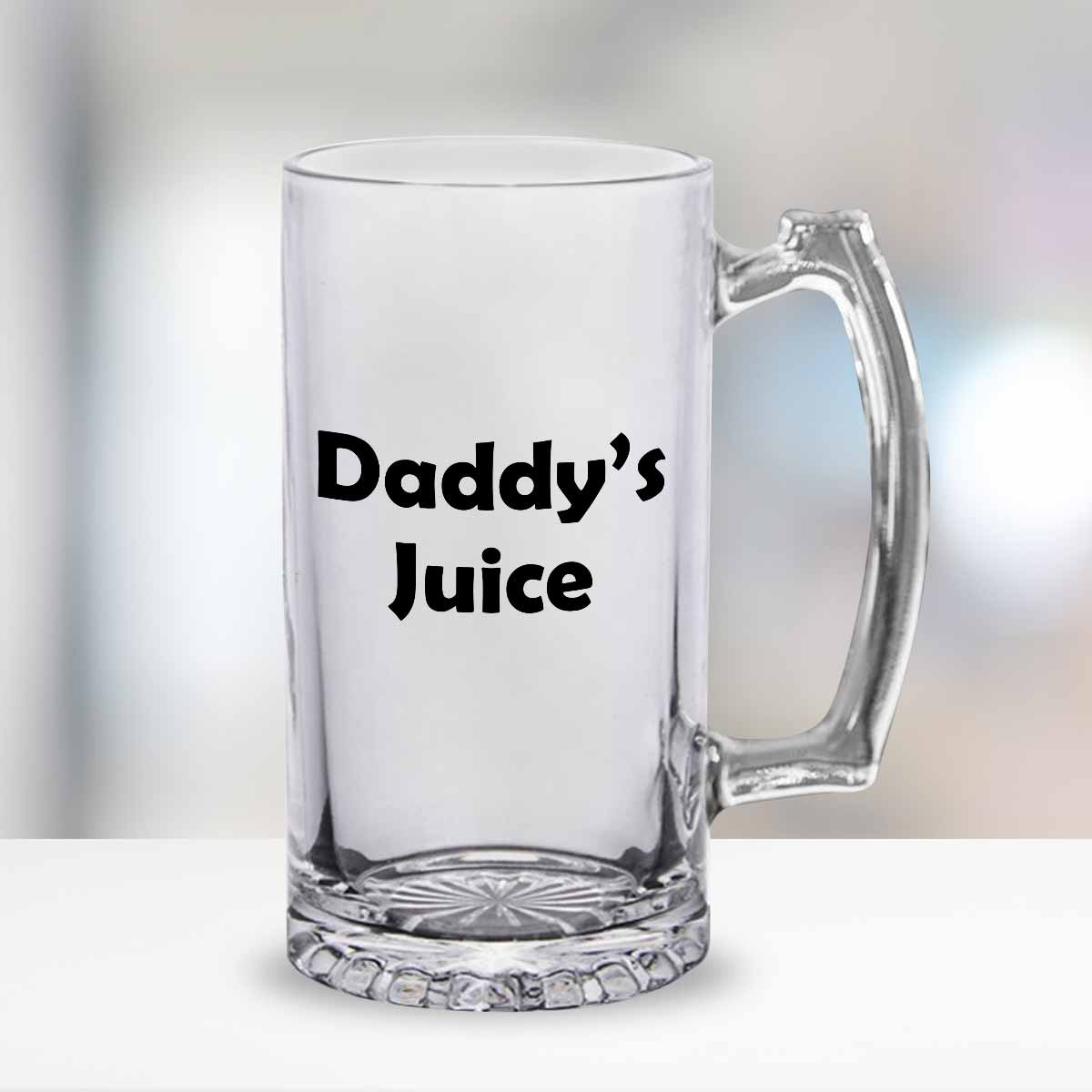 Daddy's Juice Frosted Beer Mug