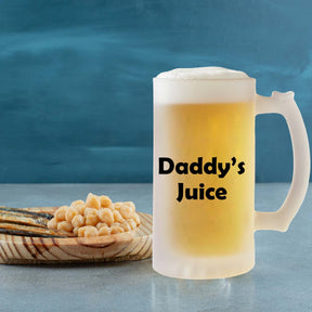 Daddy's Juice Frosted Beer Mug