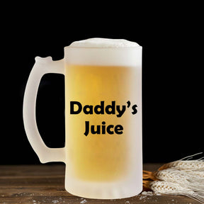 Daddy's Juice Frosted Beer Mug