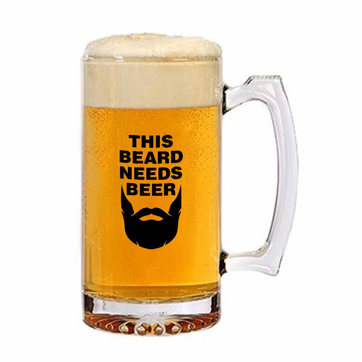 This Beard Needs Beer Frosted Beer Mug