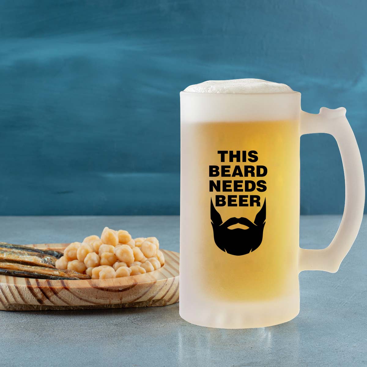 This Beard Needs Beer Frosted Beer Mug