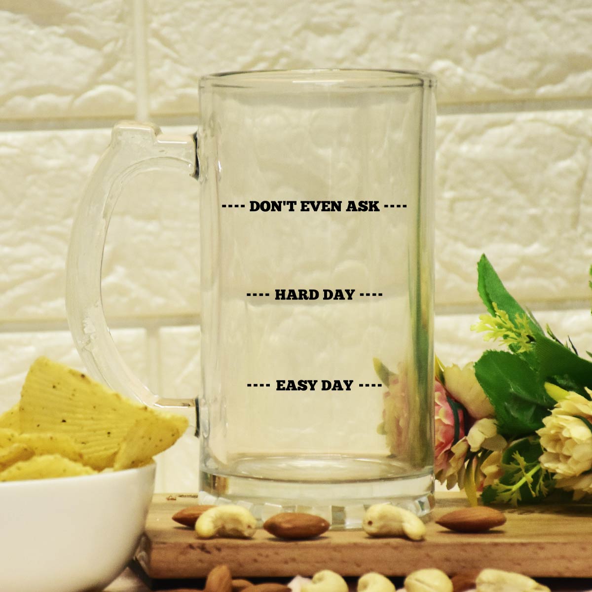 Dont Even Ask Frosted Beer Mug