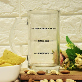Dont Even Ask Frosted Beer Mug
